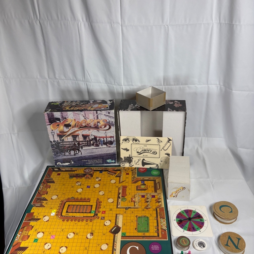 Vintage Cheers Trivia Board Game 1992 By Classic Game - TV Show  Collectibles